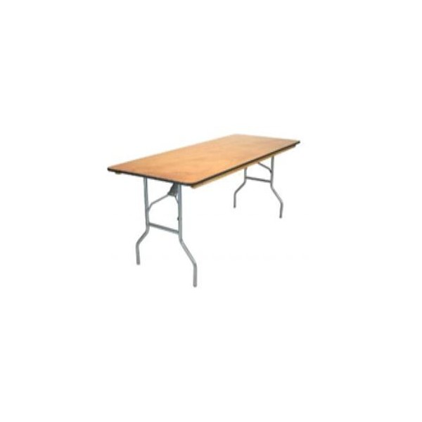 Rectangular Wood Table 8' X 30”