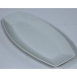 White Ceramic Long Plate