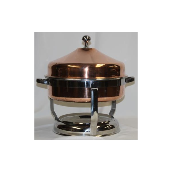 Round Copper Chafing Dishes