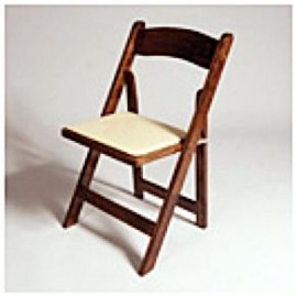 Mahogany Wood Chair Padded