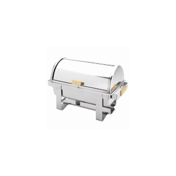 8 Qt. Roll Top Gold Handle Chafer